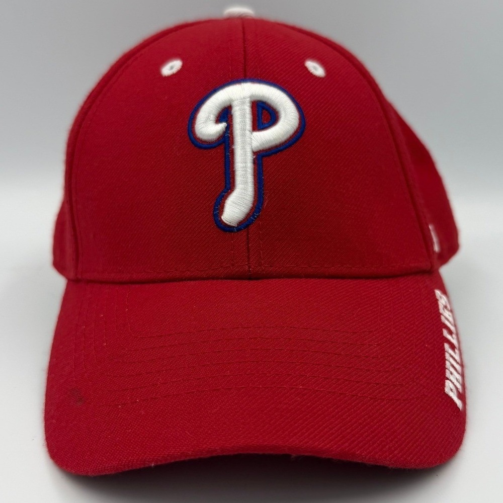 '47 Brand Philadelphia Phillies Hat Mens OSFA Red Good MLB Adjustable Cap